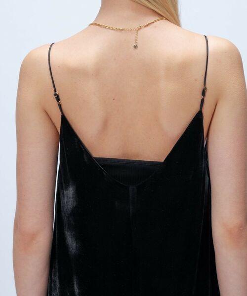 cloenc / クロエンス ワンピース | 【手洗い可】ベロアキャミワンピース | 詳細11