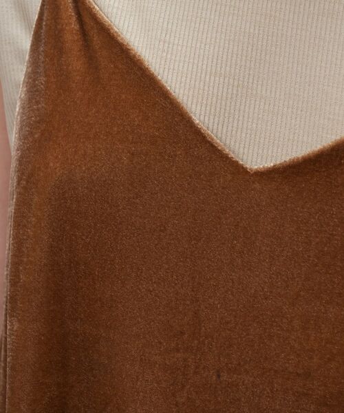 cloenc / クロエンス ワンピース | 【手洗い可】ベロアキャミワンピース | 詳細4
