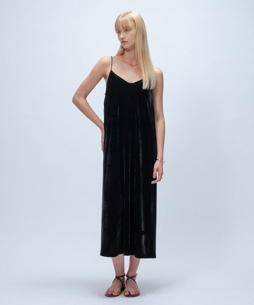 cloenc / クロエンス ワンピース | 【手洗い可】ベロアキャミワンピース | 詳細5