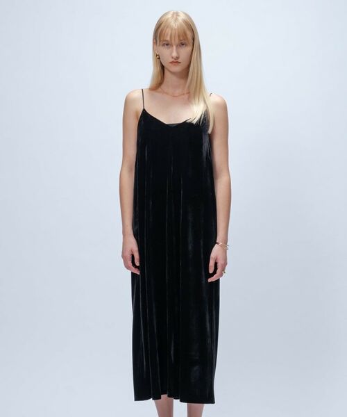 cloenc / クロエンス ワンピース | 【手洗い可】ベロアキャミワンピース | 詳細6