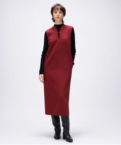 cloenc / クロエンス ロング・マキシ丈ワンピース | 【マシンウォッシュ】キーネックジャンパースカート