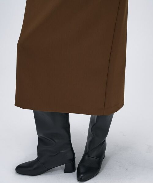 cloenc / クロエンス ロング・マキシ丈ワンピース | 【マシンウォッシュ】キーネックジャンパースカート | 詳細13