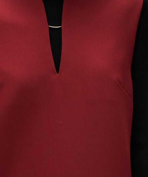 cloenc / クロエンス ロング・マキシ丈ワンピース | 【マシンウォッシュ】キーネックジャンパースカート | 詳細18