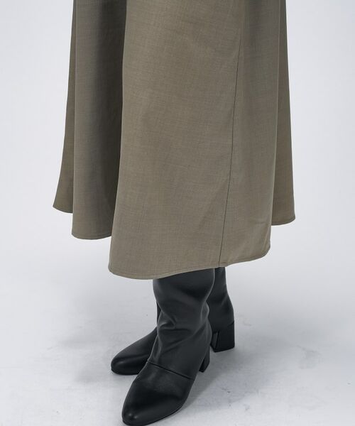 cloenc / クロエンス ロング・マキシ丈ワンピース | 【マシンウォッシュ】ドッキングニットワンピース | 詳細10