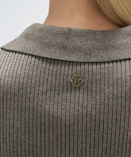 cloenc / クロエンス ロング・マキシ丈ワンピース | 【マシンウォッシュ】ドッキングニットワンピース | 詳細9