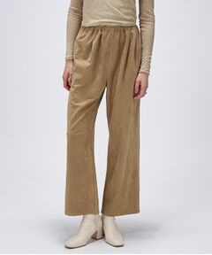 cloenc / クロエンス パンツ | 【セットアップ／手洗い可】スウェードライクイージーパンツ