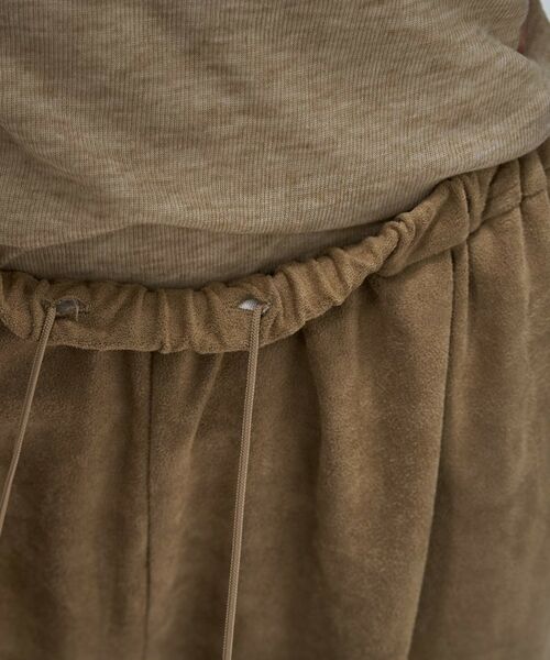cloenc / クロエンス パンツ | 【セットアップ／手洗い可】スウェードライクイージーパンツ | 詳細8