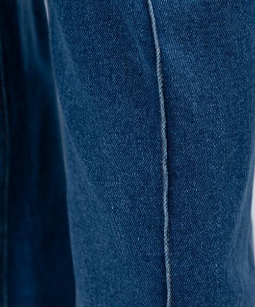 cloenc / クロエンス デニムパンツ | 【マシンウォッシュ】ストレッチデニムワイドパンツ | 詳細9