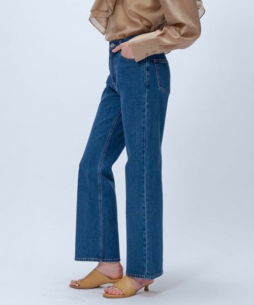 cloenc / クロエンス デニムパンツ | 【マシンウォッシュ】ストレッチデニムフレアパンツ | 詳細3