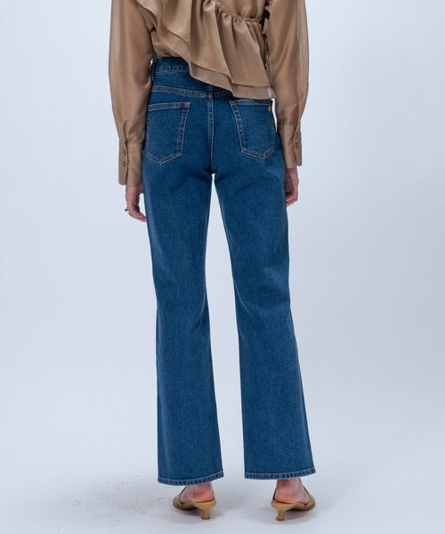cloenc / クロエンス デニムパンツ | 【マシンウォッシュ】ストレッチデニムフレアパンツ | 詳細4