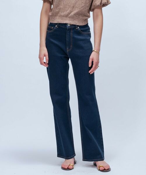 cloenc / クロエンス デニムパンツ | 【マシンウォッシュ】ストレッチデニムフレアパンツ | 詳細8