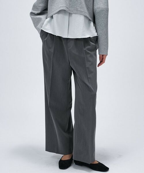 cloenc / クロエンス パンツ | 【セットアップ／マシンウォッシュ】イージータックワイドパンツ | 詳細11