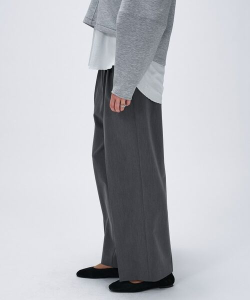 cloenc / クロエンス パンツ | 【セットアップ／マシンウォッシュ】イージータックワイドパンツ | 詳細12