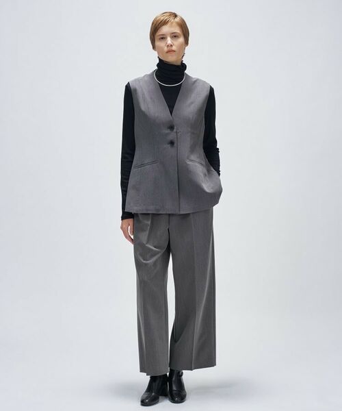 cloenc / クロエンス パンツ | 【セットアップ／マシンウォッシュ】イージータックワイドパンツ | 詳細16