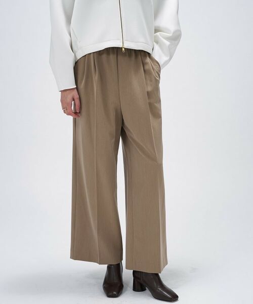 cloenc / クロエンス パンツ | 【セットアップ／マシンウォッシュ】イージータックワイドパンツ | 詳細2
