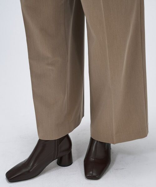cloenc / クロエンス パンツ | 【セットアップ／マシンウォッシュ】イージータックワイドパンツ | 詳細9