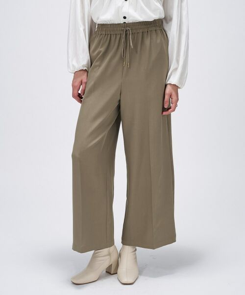 cloenc / クロエンス パンツ | 【セットアップ／手洗い可】ツイルイージーワイドパンツ | 詳細2