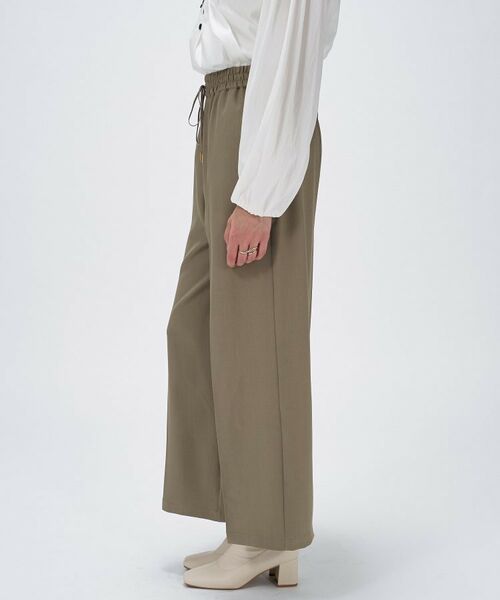 cloenc / クロエンス パンツ | 【セットアップ／手洗い可】ツイルイージーワイドパンツ | 詳細3