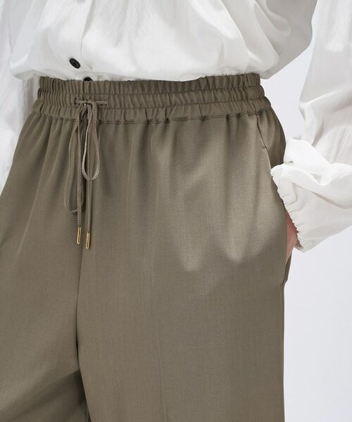 cloenc / クロエンス パンツ | 【セットアップ／手洗い可】ツイルイージーワイドパンツ | 詳細5