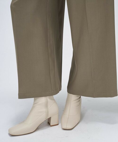 cloenc / クロエンス パンツ | 【セットアップ／手洗い可】ツイルイージーワイドパンツ | 詳細7