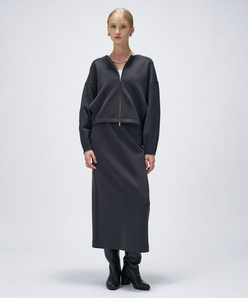 cloenc / クロエンス ロング・マキシ丈スカート | 【セットアップ／マシンウォッシュ】ダンボールタイトスカート | 詳細15