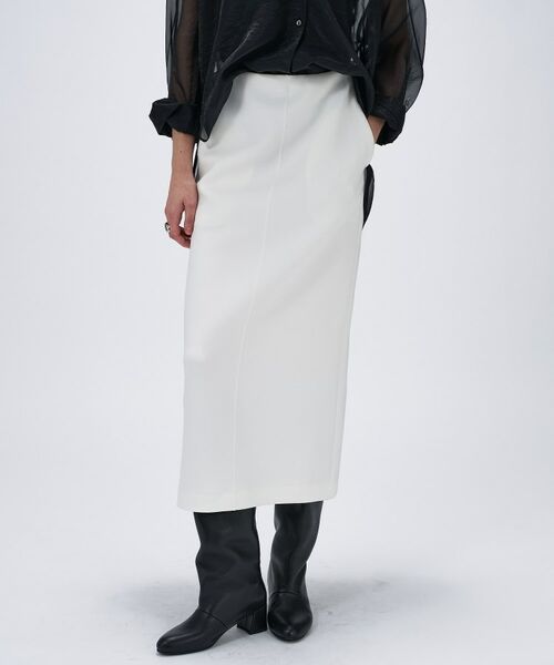 cloenc / クロエンス ロング・マキシ丈スカート | 【セットアップ／マシンウォッシュ】ダンボールタイトスカート | 詳細2