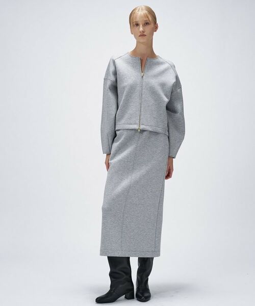 cloenc / クロエンス ロング・マキシ丈スカート | 【セットアップ／マシンウォッシュ】ダンボールタイトスカート | 詳細6