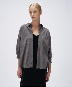 cloenc / クロエンス シャツ・ブラウス | 【セットアップ／手洗い可】フェイクスウェードシャツ
