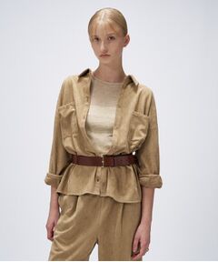 cloenc / クロエンス シャツ・ブラウス | 【セットアップ／手洗い可】フェイクスウェードシャツ