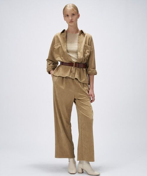 cloenc / クロエンス シャツ・ブラウス | 【セットアップ／手洗い可】フェイクスウェードシャツ | 詳細1