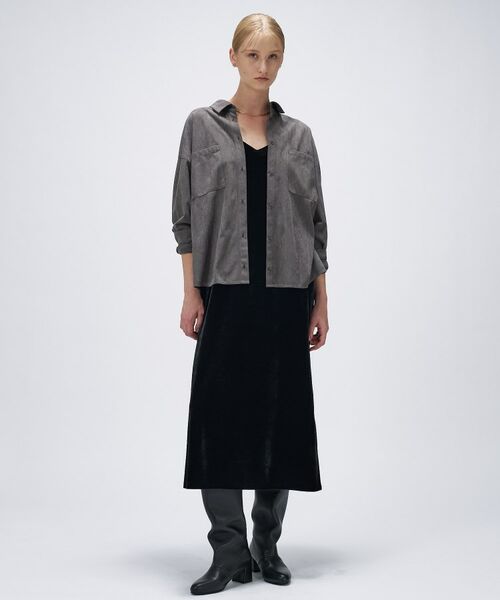 cloenc / クロエンス シャツ・ブラウス | 【セットアップ／手洗い可】フェイクスウェードシャツ | 詳細15