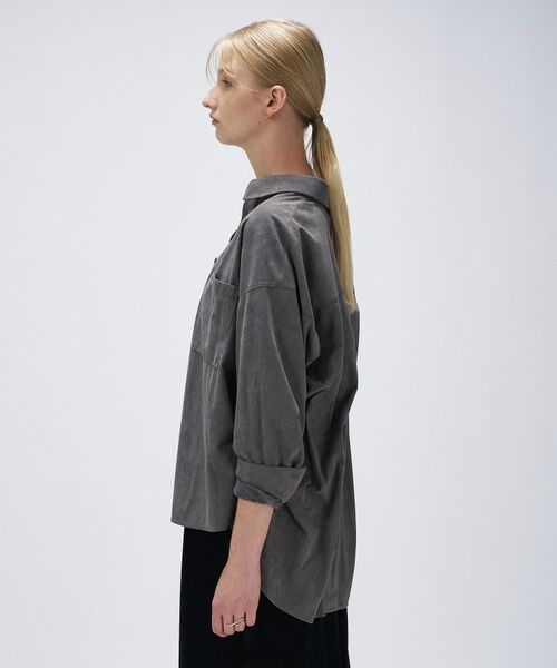 cloenc / クロエンス シャツ・ブラウス | 【セットアップ／手洗い可】フェイクスウェードシャツ | 詳細17