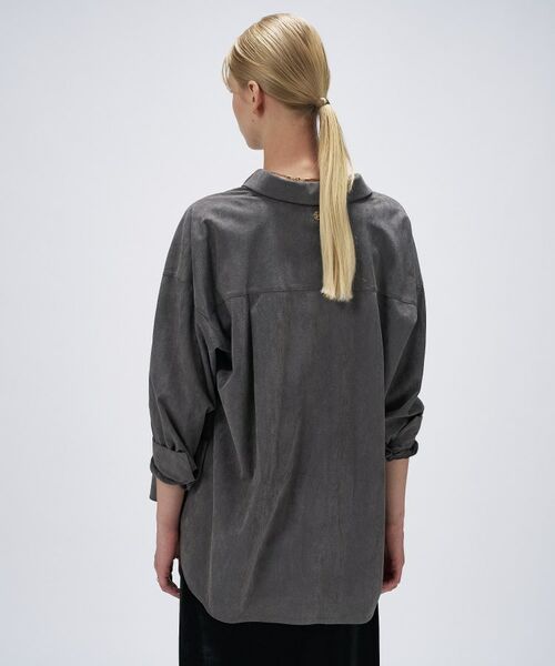 cloenc / クロエンス シャツ・ブラウス | 【セットアップ／手洗い可】フェイクスウェードシャツ | 詳細18