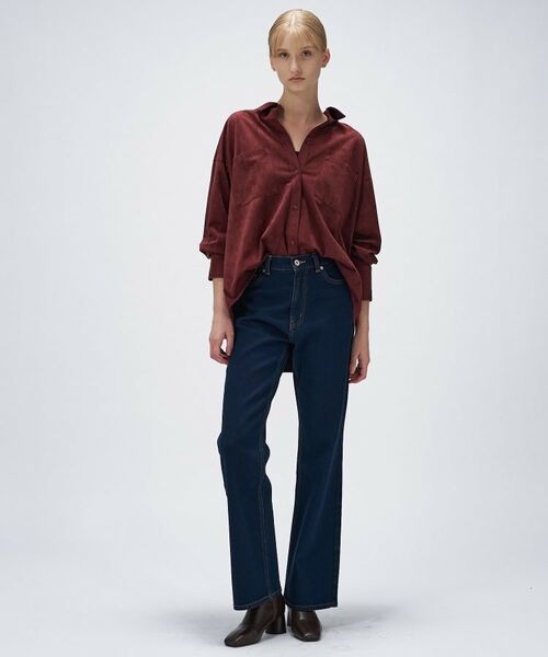 cloenc / クロエンス シャツ・ブラウス | 【セットアップ／手洗い可】フェイクスウェードシャツ | 詳細6