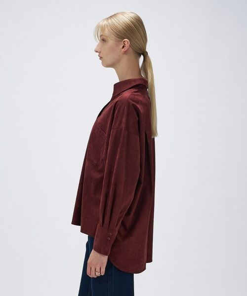 cloenc / クロエンス シャツ・ブラウス | 【セットアップ／手洗い可】フェイクスウェードシャツ | 詳細8