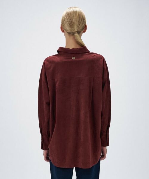 cloenc / クロエンス シャツ・ブラウス | 【セットアップ／手洗い可】フェイクスウェードシャツ | 詳細9