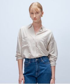 cloenc / クロエンス シャツ・ブラウス | 【手洗い可】フィブリルサテンシャツ