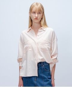 cloenc / クロエンス シャツ・ブラウス | 【手洗い可】フィブリルサテンシャツ