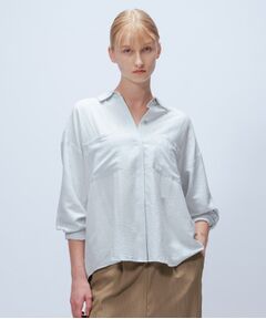 cloenc / クロエンス シャツ・ブラウス | 【手洗い可】フィブリルサテンシャツ
