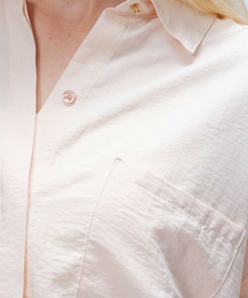 cloenc / クロエンス シャツ・ブラウス | 【手洗い可】フィブリルサテンシャツ | 詳細6