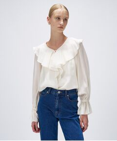 cloenc / クロエンス シャツ・ブラウス | 【手洗い可】ラッフルフリルブラウス