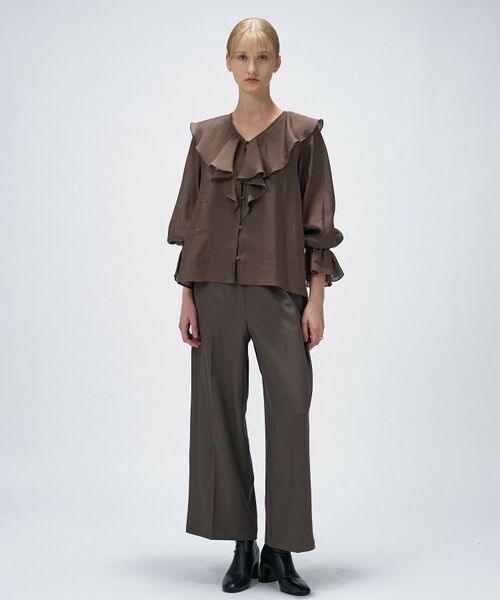 cloenc / クロエンス シャツ・ブラウス | 【手洗い可】ラッフルフリルブラウス | 詳細11