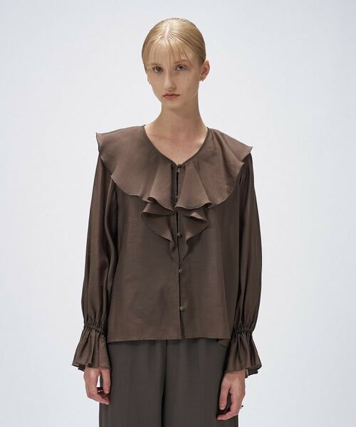 cloenc / クロエンス シャツ・ブラウス | 【手洗い可】ラッフルフリルブラウス | 詳細12