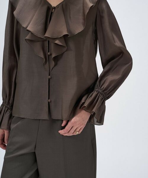 cloenc / クロエンス シャツ・ブラウス | 【手洗い可】ラッフルフリルブラウス | 詳細15