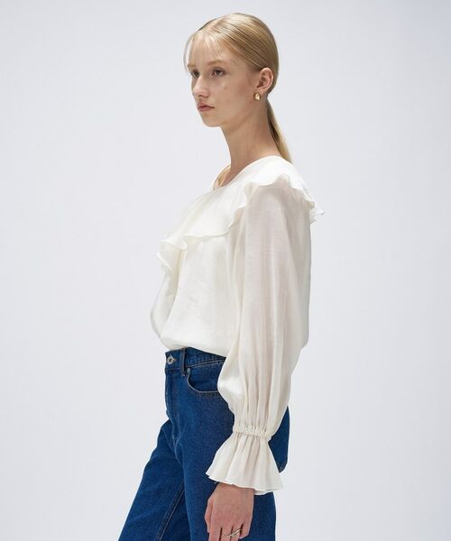 cloenc / クロエンス シャツ・ブラウス | 【手洗い可】ラッフルフリルブラウス | 詳細3