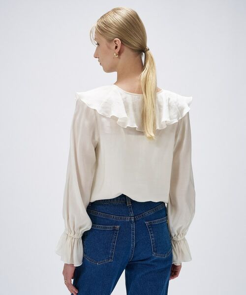 cloenc / クロエンス シャツ・ブラウス | 【手洗い可】ラッフルフリルブラウス | 詳細4