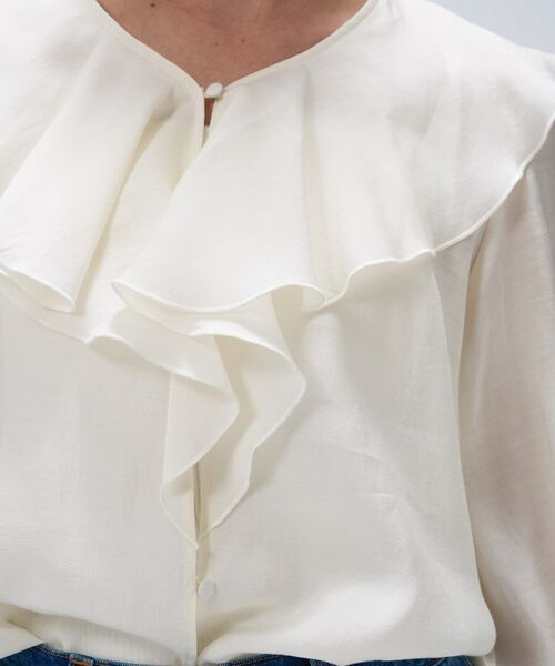 cloenc / クロエンス シャツ・ブラウス | 【手洗い可】ラッフルフリルブラウス | 詳細5