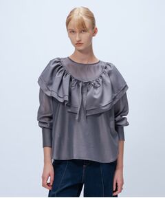 cloenc / クロエンス シャツ・ブラウス | 【手洗い可】4wayフリル付きブラウス
