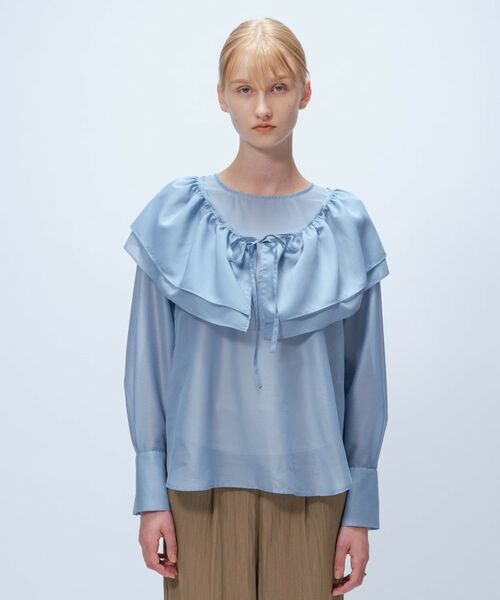 cloenc / クロエンス シャツ・ブラウス | 【手洗い可】4wayフリル付きブラウス | 詳細11