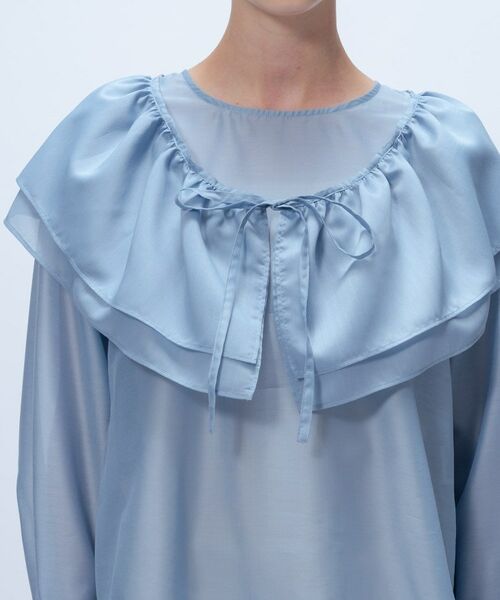 cloenc / クロエンス シャツ・ブラウス | 【手洗い可】4wayフリル付きブラウス | 詳細12